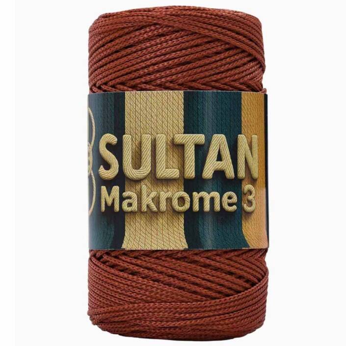 NO:3 Polyester Makrome ( 100 Gram ) 118 Kiremit - 1