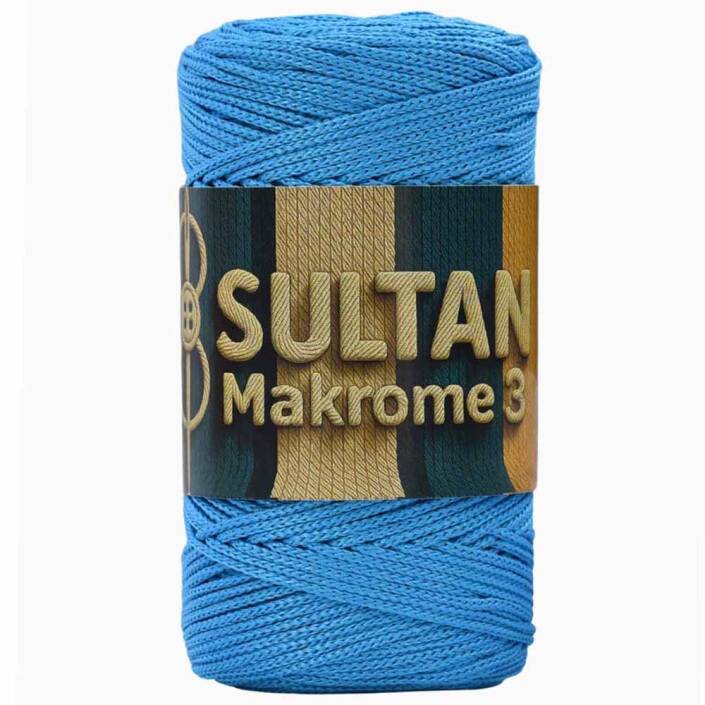 NO:3 Polyester Makrome ( 100 Gram ) 230 Turkuaz - 1