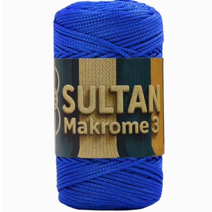 NO:3 Polyester Makrome ( 100 Gram ) 240 Saks Mavisi - 1