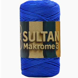 NO:3 Polyester Makrome ( 100 Gram ) 240 Saks Mavisi - Sultan