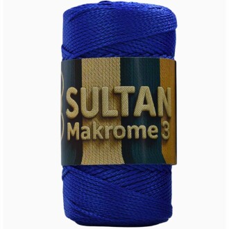 NO:3 Polyester Makrome ( 100 Gram ) 252 Saks Mavisi - Sultan