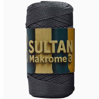 NO:3 Polyester Makrome ( 100 Gram ) 69 Füme - Sultan