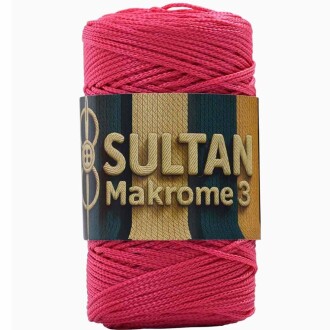 NO:3 Polyester Makrome ( 100 Gram ) 80 Fuşya - Sultan
