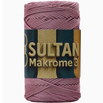 NO:3 Polyester Makrome ( 100 Gram ) 90 Gül Kurusu - Sultan