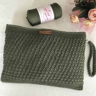 NO:3 Polyester Makrome ( 100 Gram ) 90 Gül Kurusu - 3