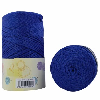 NO:4 Polyester Makrome İpi ( 200 Gr ) 240 Saks Mavisi - 2