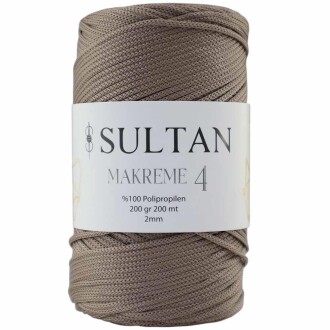 NO:4 Polyester Makrome İpi ( 200 Gr ) 40 Vizon - Orivyum