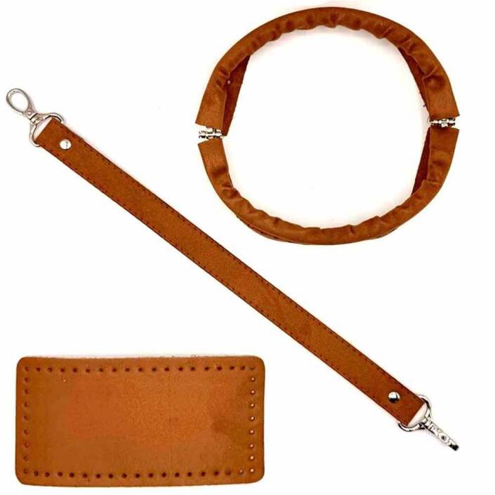 Nubuk Deri Çanta Seti 3 Parça - 8