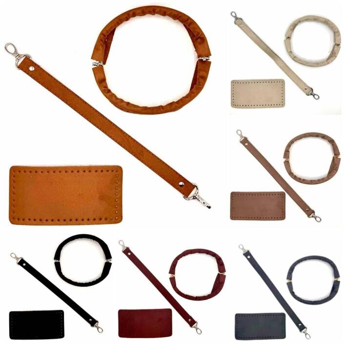 Nubuk Deri Çanta Seti 3 Parça - 1