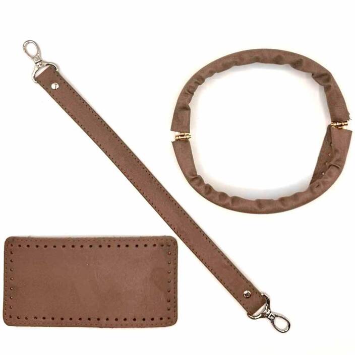 Nubuk Deri Çanta Seti 3 Parça - 9