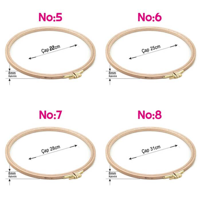 Nurge Ahşap Vidali Kasnak ( 1 Adet ) - 3