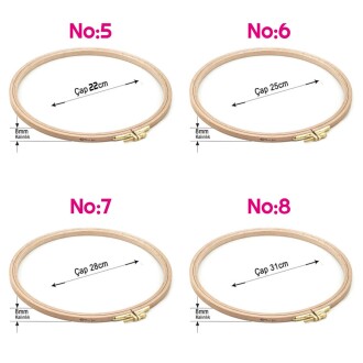 Nurge Ahşap Vidalı Kasnak - 3