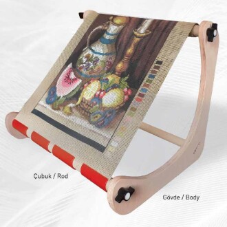 Nurge Masa Üstü-Diz Üstü Nakış Standı 190-3 - 4