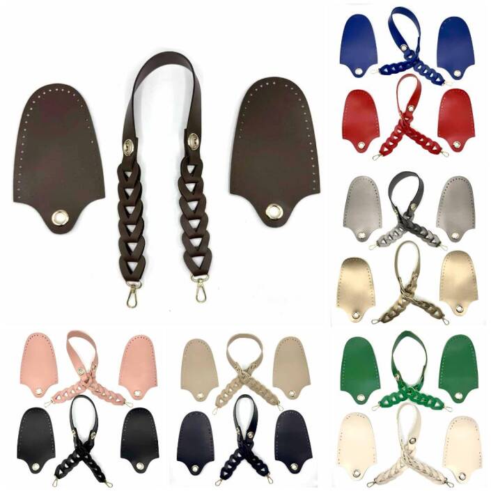 Örgü Askılı Deri Çanta Seti - 1