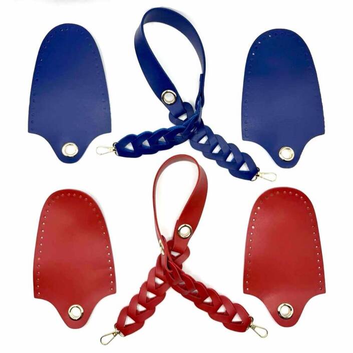 Örgü Askılı Deri Çanta Seti - 5