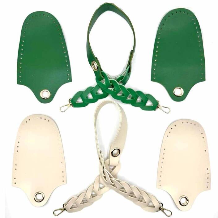 Örgü Askılı Deri Çanta Seti - 6