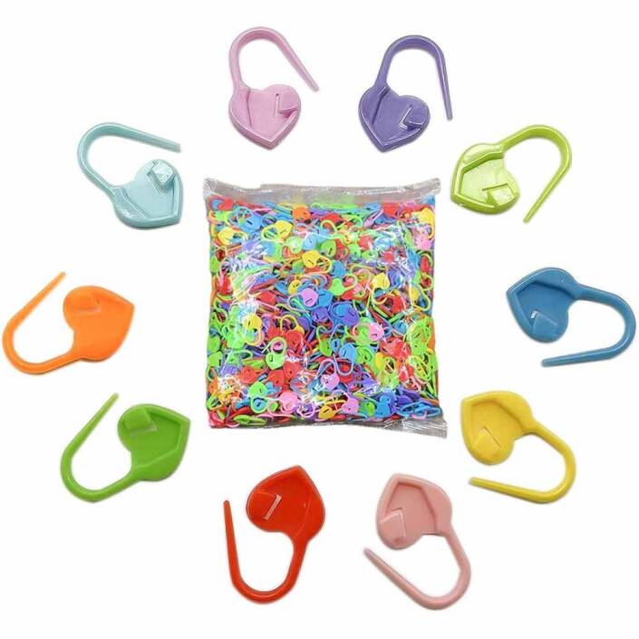 Örgü ilmek İşaretleyici ( 1000 Adet ) İlmek Sayıcı İğne - 1