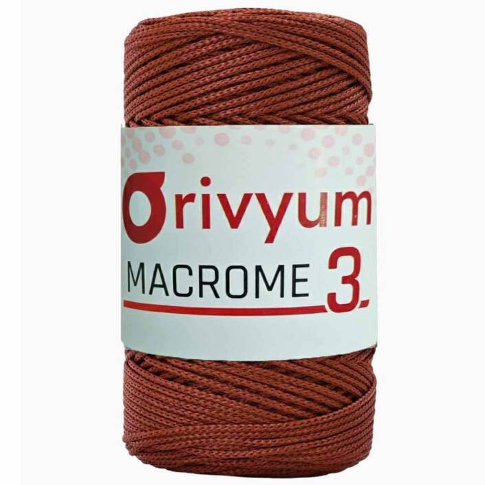 Orivyum NO:3 Polyester Makrome İpi 118 Taba - 1