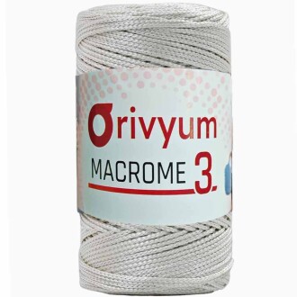 Orivyum NO:3 Polyester Makrome İpi 16 Krem - Orivyum