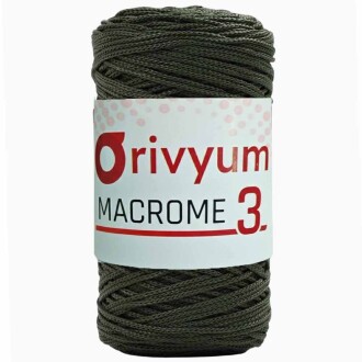 Orivyum NO:3 Polyester Makrome İpi 193 Haki - Orivyum