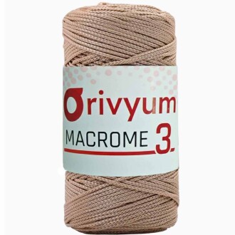 Orivyum NO:3 Polyester Makrome İpi 31 Bej - Orivyum