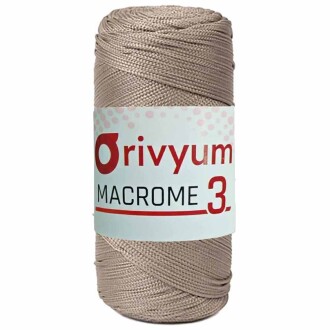 Orivyum NO:3 Polyester Makrome İpi 40 Vizon - Orivyum
