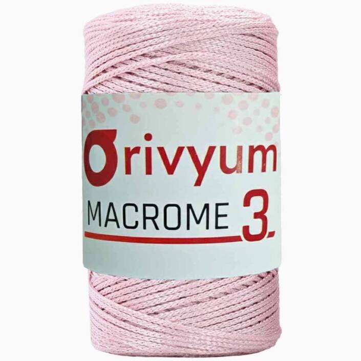 Orivyum NO:3 Polyester Makrome İpi 70 Pudra - 1