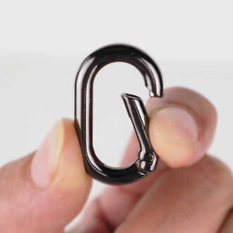 Oval 2.5 Cm Metal Çanta Halkası Yaylı ( 10 Adet ) - 3