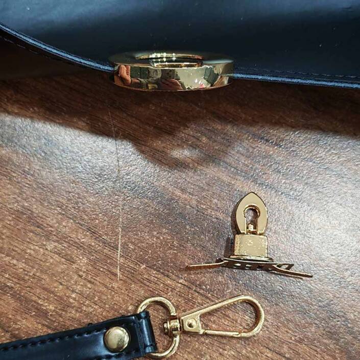 Oval Clutch Model Çanta Kapak Seti - 2