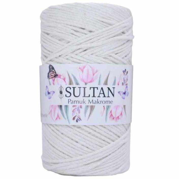 Pamuk Makrome İpi 00 Açık Krem ( 250 Gr ) - 1