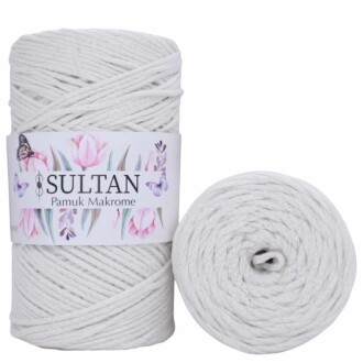 Pamuk Makrome İpi 00 Açık Krem ( 250 Gr ) - 2
