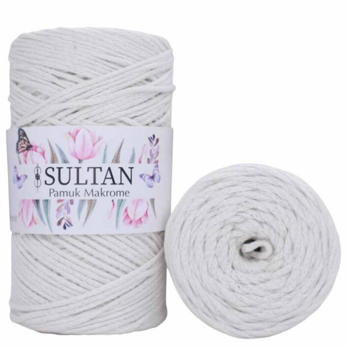 Pamuk Makrome İpi 00 Açık Krem ( 250 Gr ) - 2