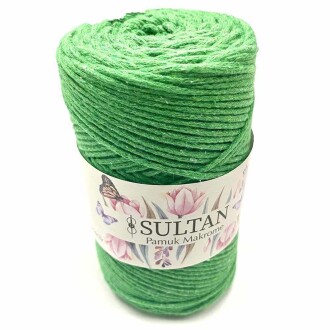 Pamuk Makrome İpi Benetton Yeşil ( 250 Gr ) - Orivyum