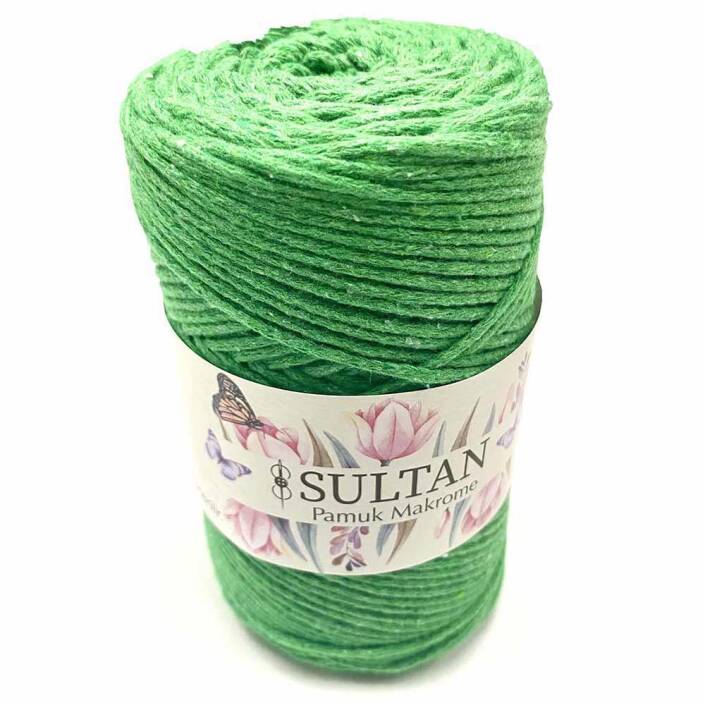 Pamuk Makrome İpi 28 Benetton Yeşil ( 250 Gr ) - 2