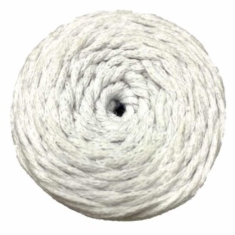 Pamuk Makrome İpi 02 Beyaz ( 250 Gr ) - 3