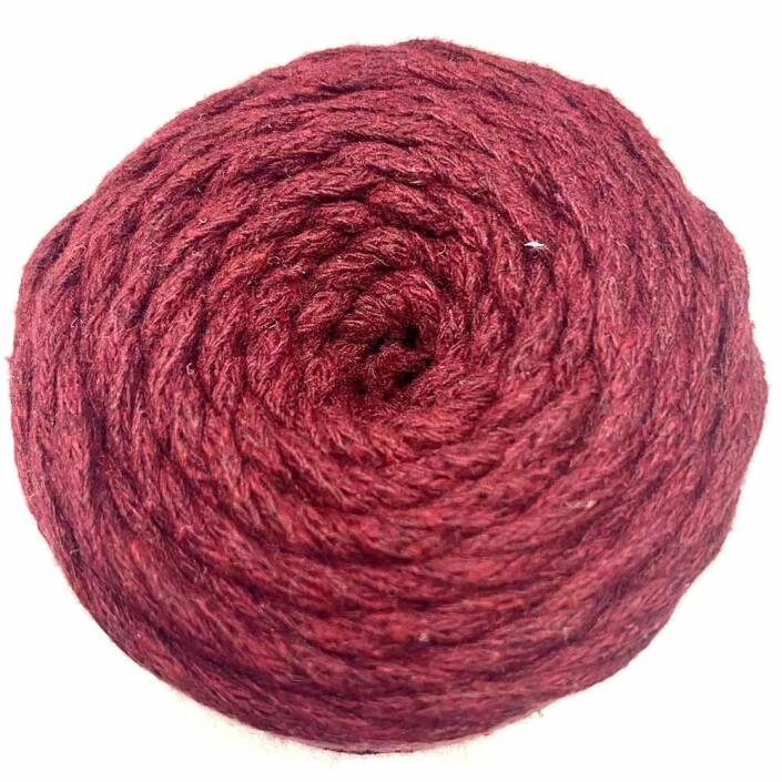 Pamuk Makrome İpi 26 Bordo ( 250 Gr ) - 3