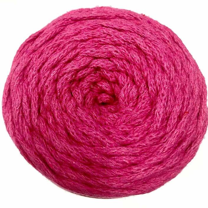 Pamuk Makrome İpi Fuşya ( 250 Gr ) - 2