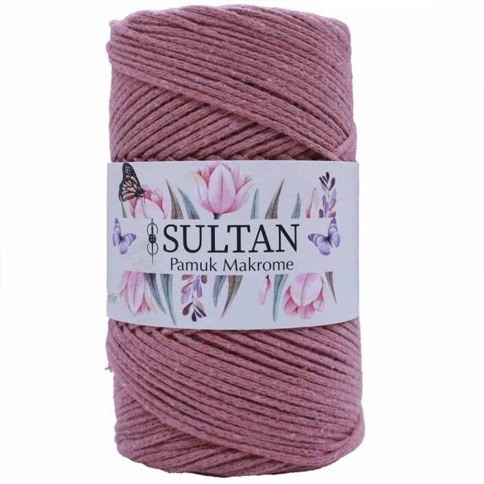 Pamuk Makrome İpi 09 Gül Kurusu ( 250 Gr ) - 1