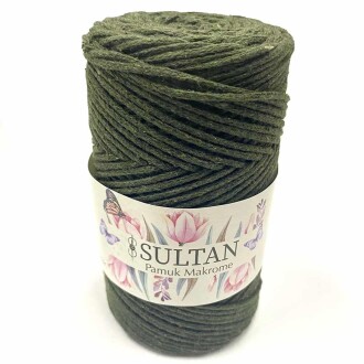 Pamuk Makrome İpi 30 Haki ( 250 Gr ) - 2