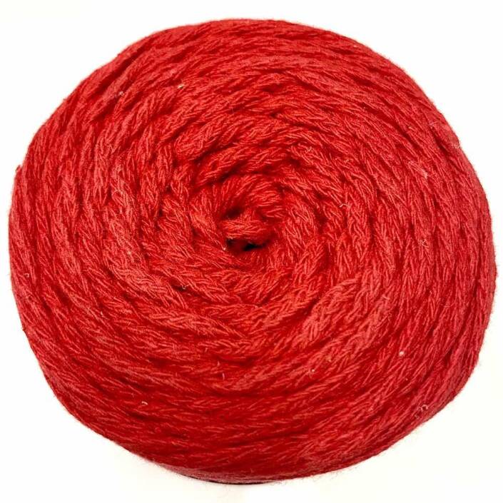 Pamuk Makrome İpi 25 Kırmızı ( 250 Gr ) - 3