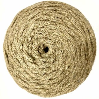 Pamuk Makrome İpi 04 Koyu Bej ( 250 Gr ) - 3