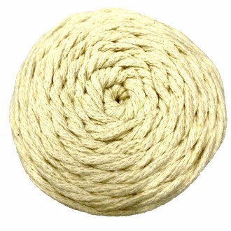 Pamuk Makrome İpi 01 Krem ( 250 Gr ) - 3