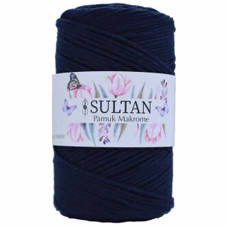 Pamuk Makrome İpi 19 Lacivert ( 250 Gr ) - Orivyum