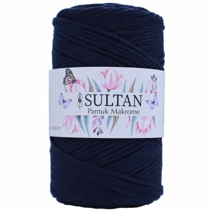 Pamuk Makrome İpi 19 Lacivert ( 250 Gr ) - 1