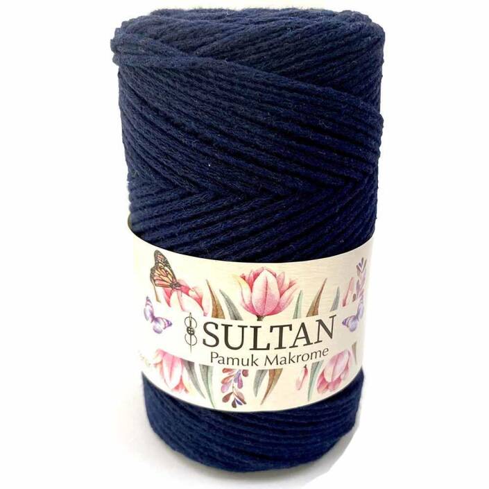 Pamuk Makrome İpi 19 Lacivert ( 250 Gr ) - 2