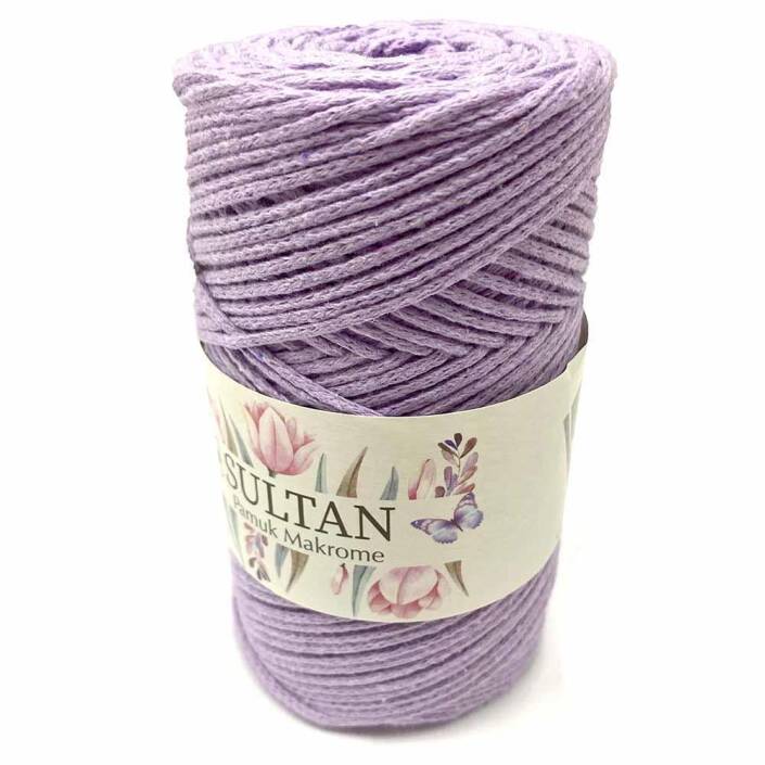 Pamuk Makrome İpi Lila ( 250 Gr ) - 1