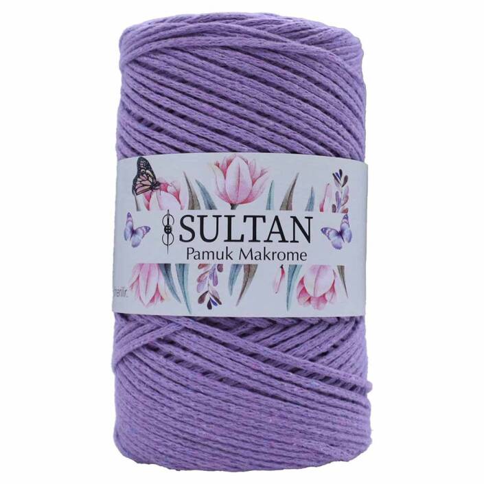 Pamuk Makrome İpi 12 Lila ( 250 Gr ) - 1