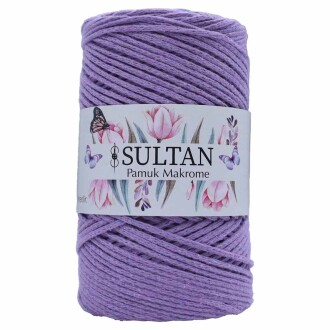 Pamuk Makrome İpi 12 Lila ( 250 Gr ) - Orivyum