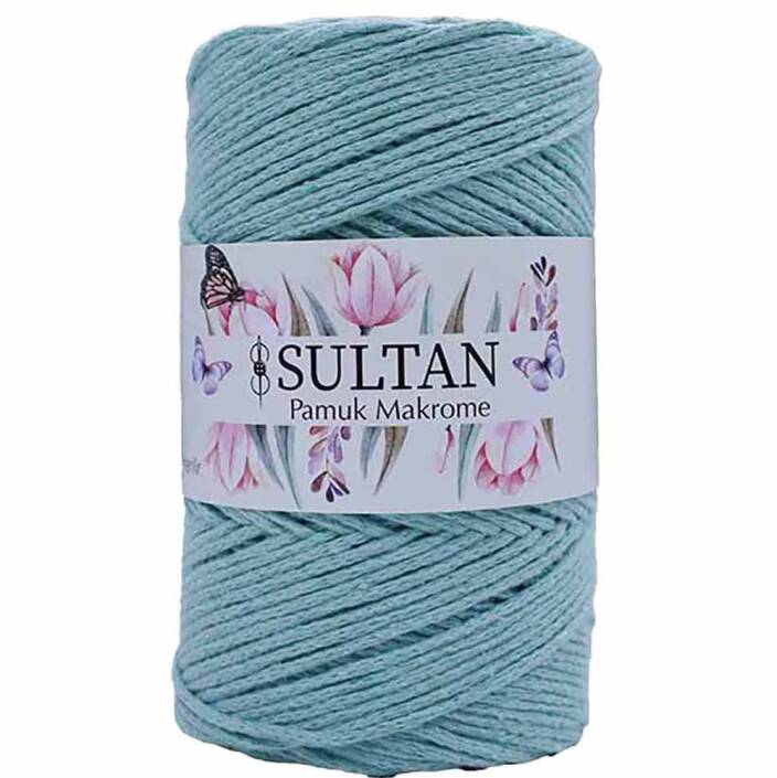Pamuk Makrome İpi 14 Mint Yeşili ( 250 Gr ) - 1