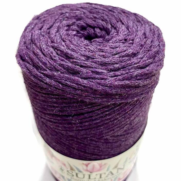 Pamuk Makrome İpi 13 Mürdüm ( 250 Gr ) - 3